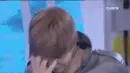 Justin Bieber playing with his hair # 2