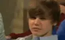 Justin Bieber sexy hair flip and smile