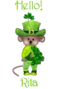 St. Patrick's Day Mousie - Rita