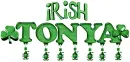 Saint Patricks neon Tonya