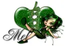 Green heart-Mel
