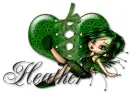 Green heart-Heather