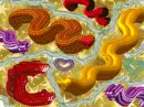 3D SNAKE HEARTS