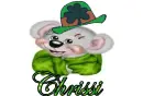 Creddy Bear With The Name Chrissi