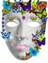 BUTTERFLY JEWEL MASK