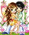 Cute Couple On Swing