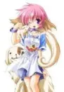 Anime Winking girl