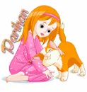 cute girl cat parihan