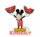 Mickey With The Name Kimberly