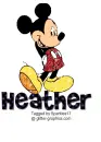 Mickey Mouse -  Heather