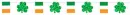 Irish Flag and Clover