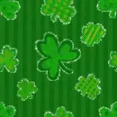 Glittery Shamrocks
