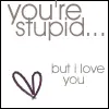 You're Stupid But I love you