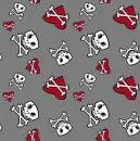 skulls and hearts