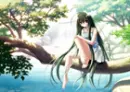 girl in the branch