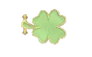 leprechaun and shamrock