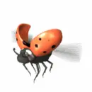 ladybug flying