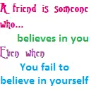 A friend is