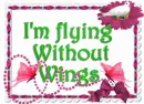 Lyric(i'm flying without wings)