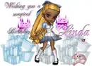 Wishing you a happy birthday-Linda