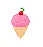 Pink ice cream