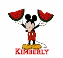 Mickey With The Name Kimberly