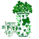Happy St. Pat's Day <Clover Pot>