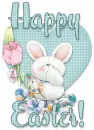 Happy Easter <bunny heart>