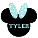 Mickey Head With The Name Tyler