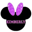 Mickey Head With The Name Kimberly