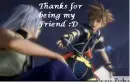 thanks for being my freind 