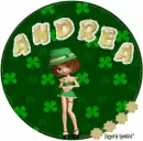 Cute Irish Dancer cookie - Andrea
