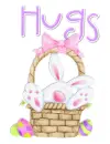 Easter Hugs <bunny basket>