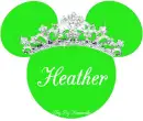 Minnie With The Name Heather