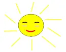 happy sun