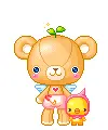 bear and chick