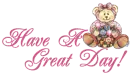 Have A Great Day <spring teddy>