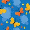 seamless glitter butterfly spring background