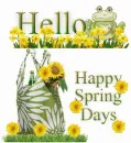 Hello happy spring days