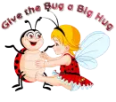cute hug the bug 