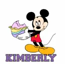 Mickey With The Name Kimberly
