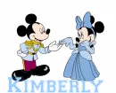 Mickey With The Name Kimberly