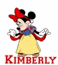 Minnie With The Name Kimberly