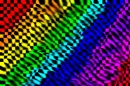 Rainbow Checkered Background