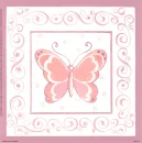 Pink Butterfly art/two