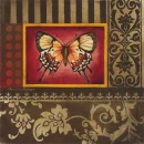 Brown Butterfly art background