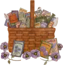 Words To Live By~Garden Basket