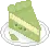 Green Kawaii Cake