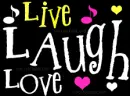 Live Laugh Love Background