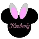 Mickey Head With The Name Kimberly